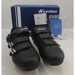 Kyedoo Unisex Cycle Shoes US mens 8.5 womens 10.5 EU 41 Black/Grey New